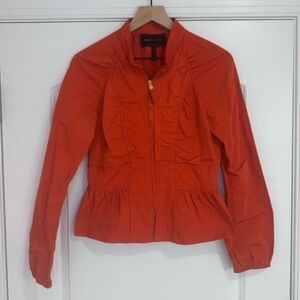 BCBGMaxAzria Orange Utility Full Zip Jacket Size Small